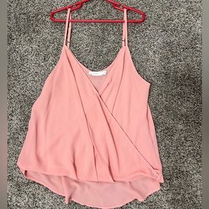 Lush Pink Wrap Tank Top